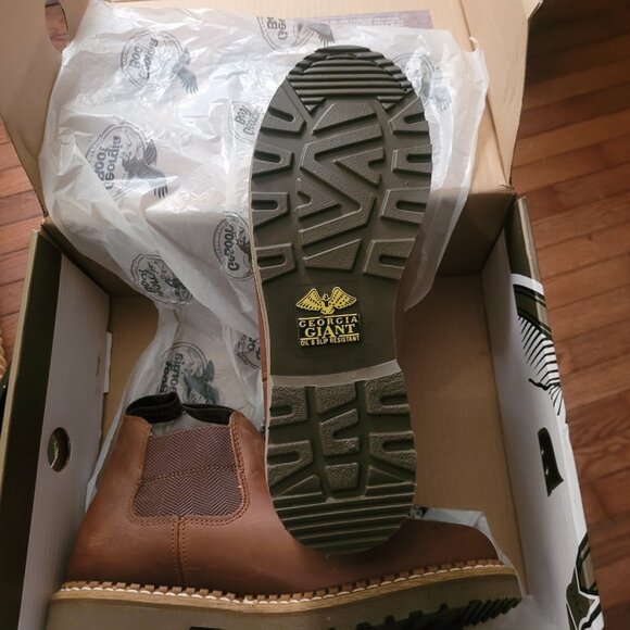 NIB Georgia Genuine Leather Waterproof Boot, sz 8.5 - Picture 12 of 12